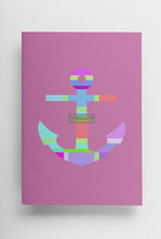 Load image into Gallery viewer, Anchor Kids Notebook - Pink, Nautical Theme, Journal for Girls | by Victory In Wellness