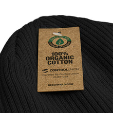 Load image into Gallery viewer, No Fuss Organic Ribbed Beanie