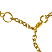Load image into Gallery viewer, Gold freshwater pearl adjustable bracelet or anklet on gold plated chain | by Ifemi Jewels
