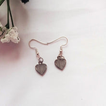 Load image into Gallery viewer, Classic Red Hearts Earrings, Playing Cards inspired Queen of Hearts | by lovedbynlanla
